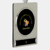 Christmas Magic in Every Gift シルバープレートバナーオーナメント (右)