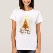 Christmas Magic Is Here Shirt –Elegant Holiday Tee Tシャツ (正面)