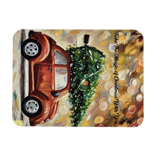 Christmas magic magnet マグネット (横)