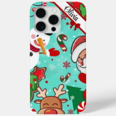 Christmas Magic | Santa, Reindeer & Snowflakes Case-Mate iPhoneケース (裏面)