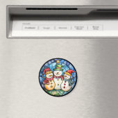Christmas Magnets – Festive Fridge Decor & Holiday マグネット (インサイチュ (食洗機))