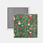 Christmas Magnets – Festive Fridge Decor & Holiday マグネット (正面/裏面)