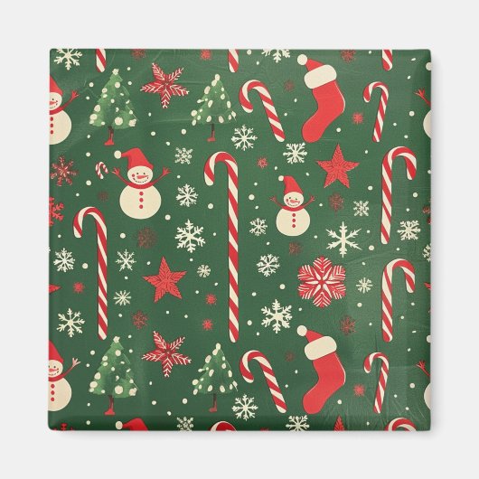 Christmas Magnets – Festive Fridge Decor & Holiday マグネット (正面)
