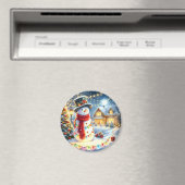 Christmas Magnets – Festive Fridge Decor & Holiday マグネット (インサイチュ (食洗機))