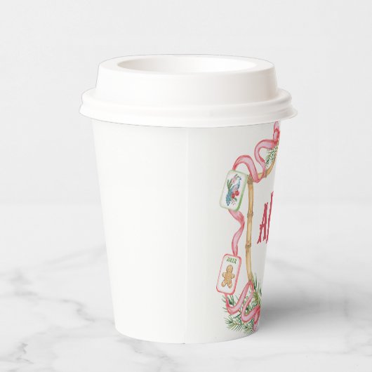 Christmas Mahjong | Monogram 紙コップ (右)