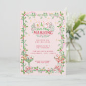 Christmas Mahjong Party 招待状 (スタンド正面)