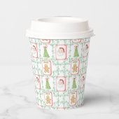 Christmas Mahjong Tiles 紙コップ (裏面)