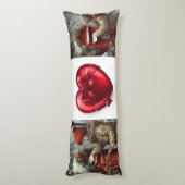 Christmas mailbox cozy winter bedding ボディピロー (裏面 (縦))