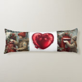 Christmas mailbox cozy winter bedding ボディピロー (正面)