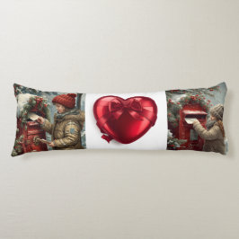 Christmas mailbox cozy winter bedding ボディピロー