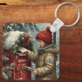 Christmas mailbox cute festive winter accessory キーホルダー (裏面)