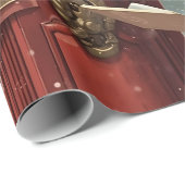 Christmas mailbox festive winter gift ラッピングペーパー (ロールコーナー)