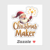 Christmas Maker Santa Sticker シール (シート)