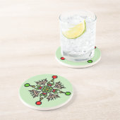 Christmas Mandala Pattern コースター (側面)