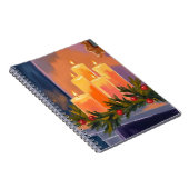 Christmas Mantle Candles Garland ノートブック (右側)