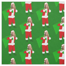 christmas Marjorie Taylor Greene santa claus ファブリック