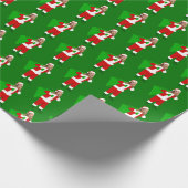 christmas Marjorie Taylor Greene santa claus ラッピングペーパー (角)