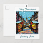 Christmas Market in Strasbourg, France  ポストカード (正面/裏面)