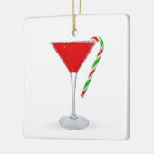 Christmas Martini Cocktail セラミックオーナメント (左)
