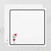 Christmas martini note card  ノートカード (正面/裏面)