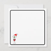 Christmas martini note card  ノートカード (正面)