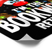 Christmas Matching I'm The Bookworm Reindeer ポスター (角)