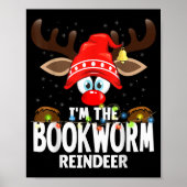 Christmas Matching I'm The Bookworm Reindeer  ポスター (正面)