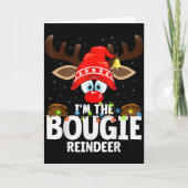 Christmas Matching I'm The Bougie Reindeer  カード (正面)