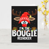 Christmas Matching I'm The Bougie Reindeer  カード (黄色い花)