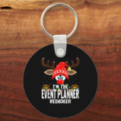 Christmas Matching I'm The Event Planner Reindeer キーホルダー (正面)