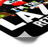 Christmas Matching I'm The Lazy Reindeer ポスター (角)