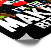 Christmas Matching I'm The Makeup Reindeer  ポスター (角)