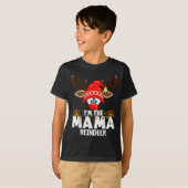 Christmas Matching I'm The Mama Reindeer Tシャツ (正面フル)