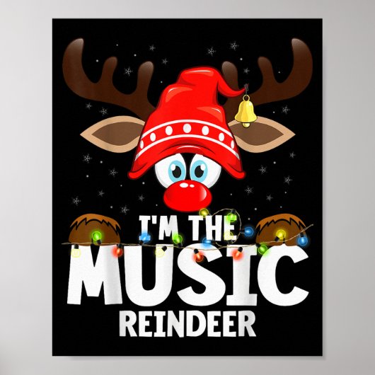 Christmas Matching I'm The Music Reindeer  ポスター (正面)