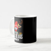Christmas Matching I'm The Pet All The Dogs Reinde コーヒーマグカップ (正面左)