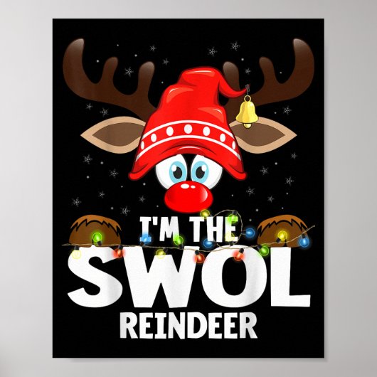 Christmas Matching I'm The Swol Reindeer  ポスター (正面)