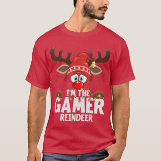 Christmas Matching Imhe Gamer Rein girl Tシャツ