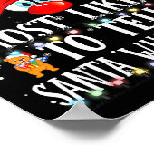 Christmas Matching Most Likely To Tell Santa What ポスター (角)