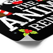 Christmas Matching The Anime Reindeer Family ポスター (角)