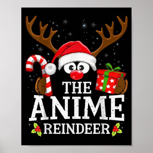 Christmas Matching The Anime Reindeer Family ポスター (正面)