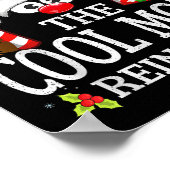 Christmas Matching The Cool Mom Reindeer Family ポスター (角)