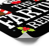 Christmas Matching The Farting Reindeer Family  ポスター (角)