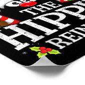 Christmas Matching The Hipe Reindeer Family  ポスター (角)