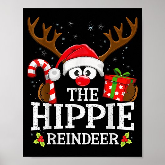 Christmas Matching The Hipe Reindeer Family  ポスター (正面)