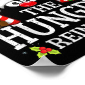 Christmas Matching The Hungry Reindeer Family  ポスター (角)