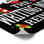 Christmas Matching The Writing Music Reindeer Fami ポスター (角)