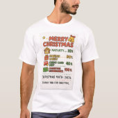 Christmas Math 240% Reality Check" T-Shirt Tシャツ (正面)