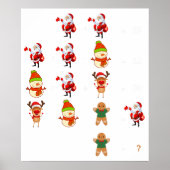 christmas math funny ポスター (正面)