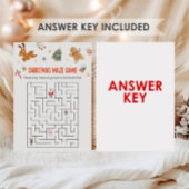 Christmas Maze Game シーズンカード