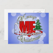 CHRISTMAS ME機械技術者 シーズンポストカード (正面/裏面)